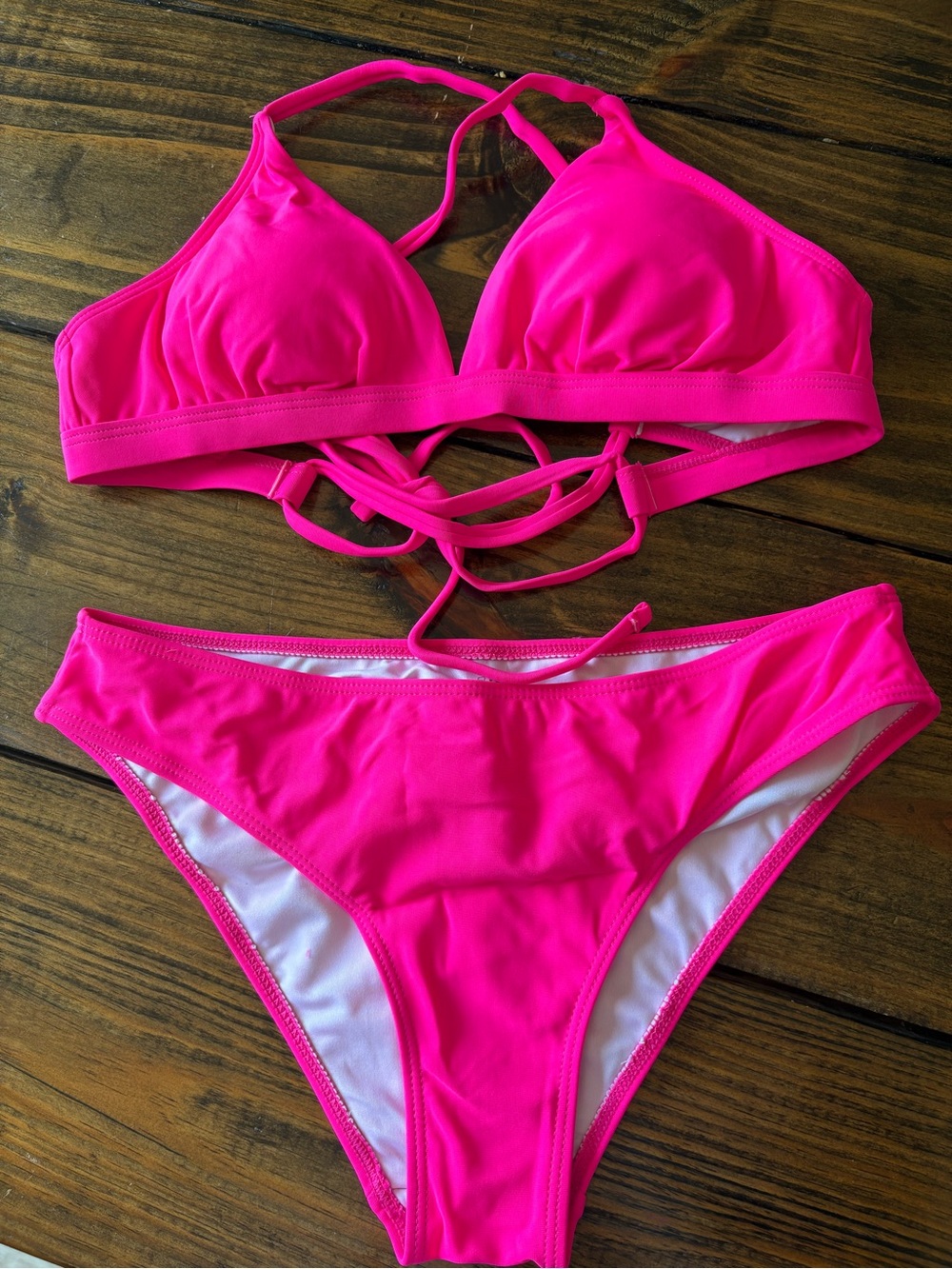 Hot Pink Bikini Set